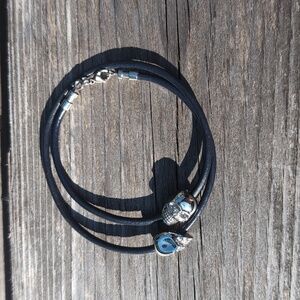 Northskull London Men's Wrap Skull Bracelet